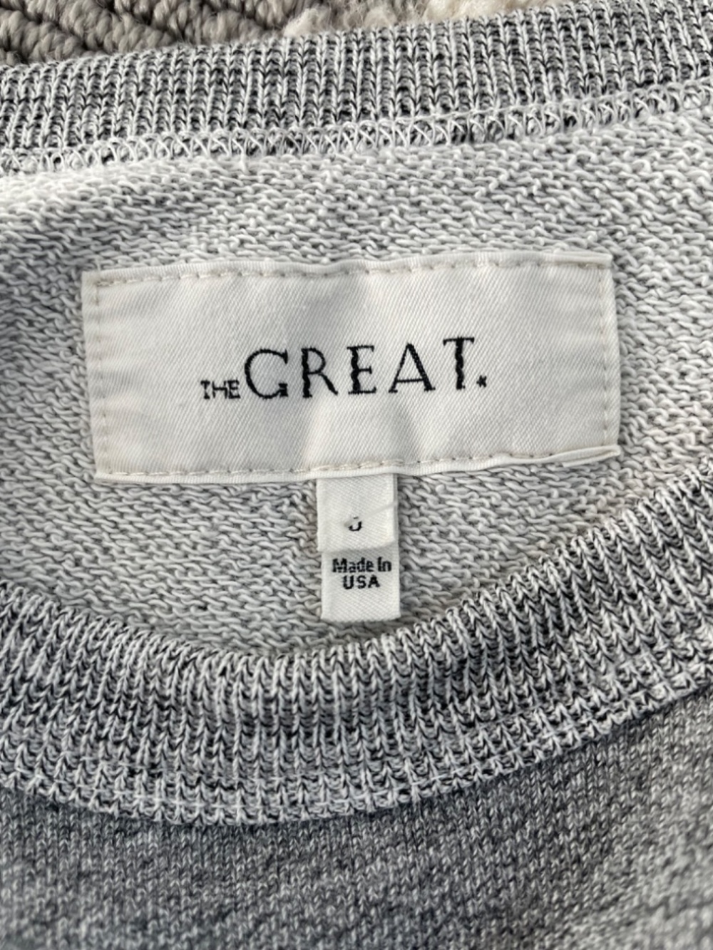 THE GREAT. COLLEGE SWEATSHIRT WITH JAGUAR GRAPHIC SIZE 0! - Picture 2 of 7